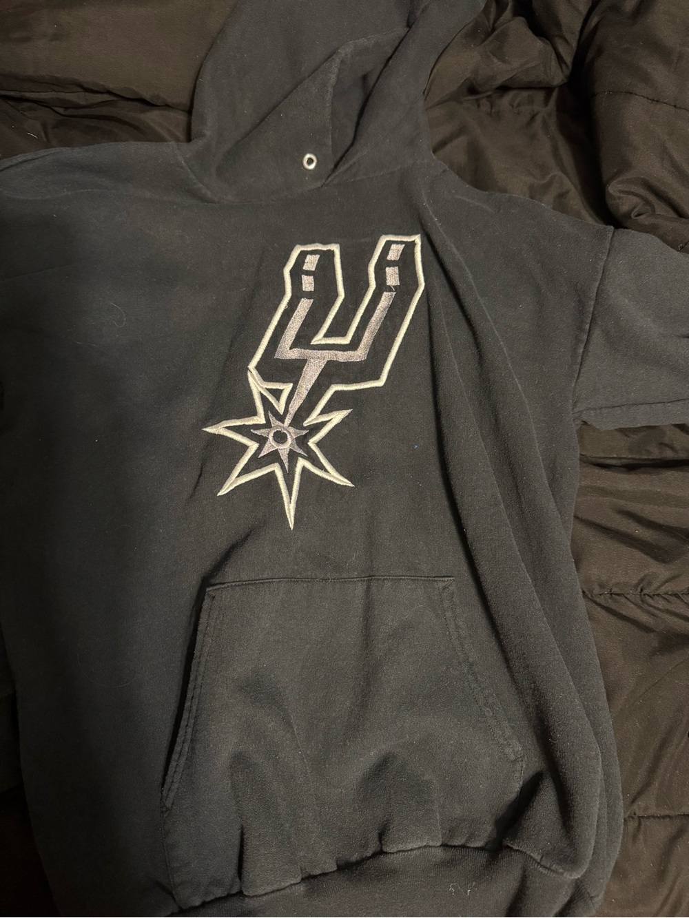Black Team Pullover Hoodie - Men's